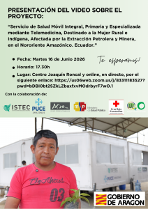 PRESENTACIÓN DE VIDEO SOBRE PROYECTO EN ECUADOR