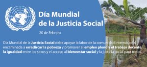 DÍA MUNDIAL DE LA JUSTICIA SOCIAL