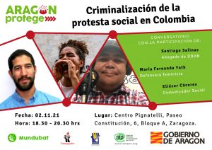 CHARLA: CRIMINALIZACIÓN DE LA PROTESTA SOCIAL EN COLOMBIA