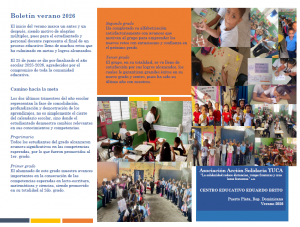 BOLETÍN DE VERANO DE YUCA – 2026